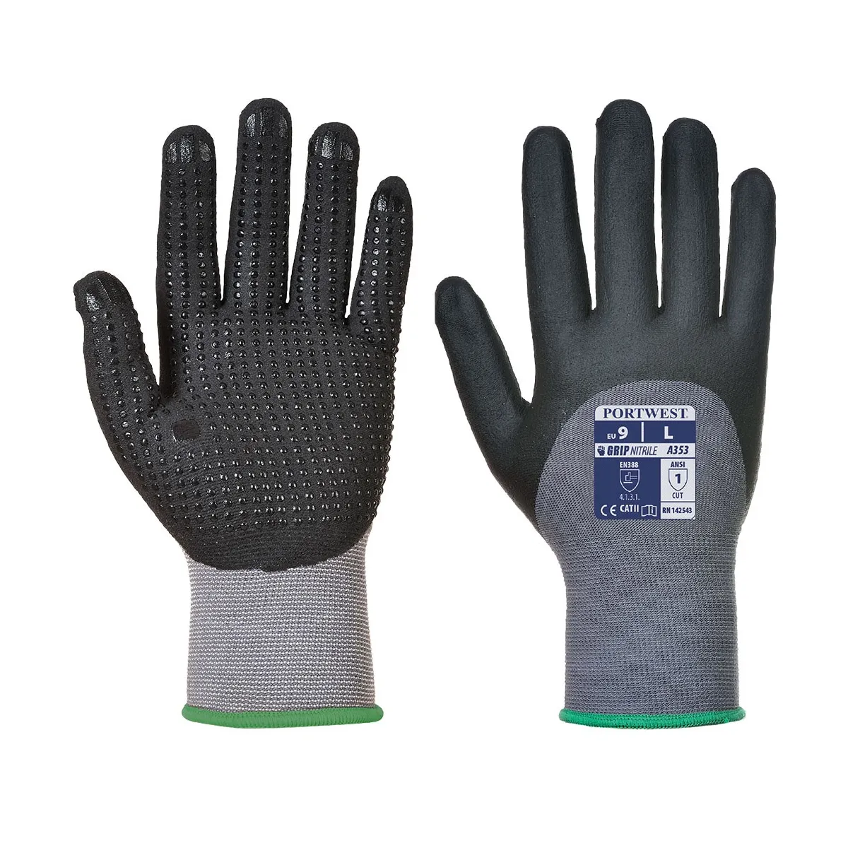 Guanti Da Lavoro In Schiuma Di Nitrile Dermo Flex Ultra | Codice A353