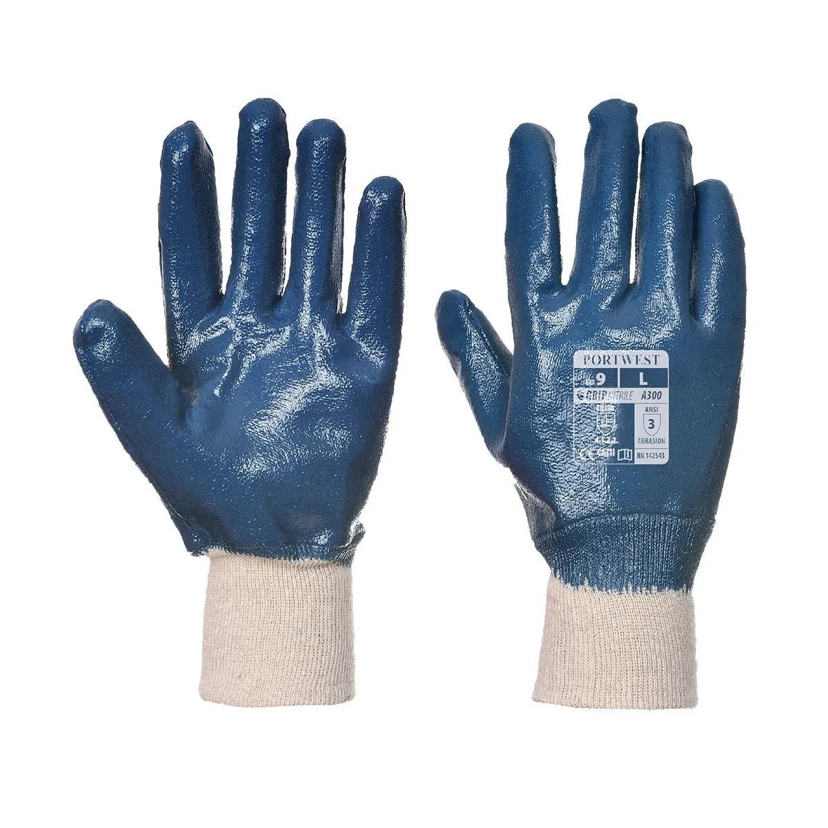 Guanti Da Lavoro Elasticizzati Rivestiti In Nitrile | Codice A300