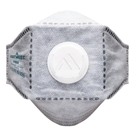 Mascherine FFP3 Pieghevoli al Carbonio con Valvola (10 Pz) | Codice P392