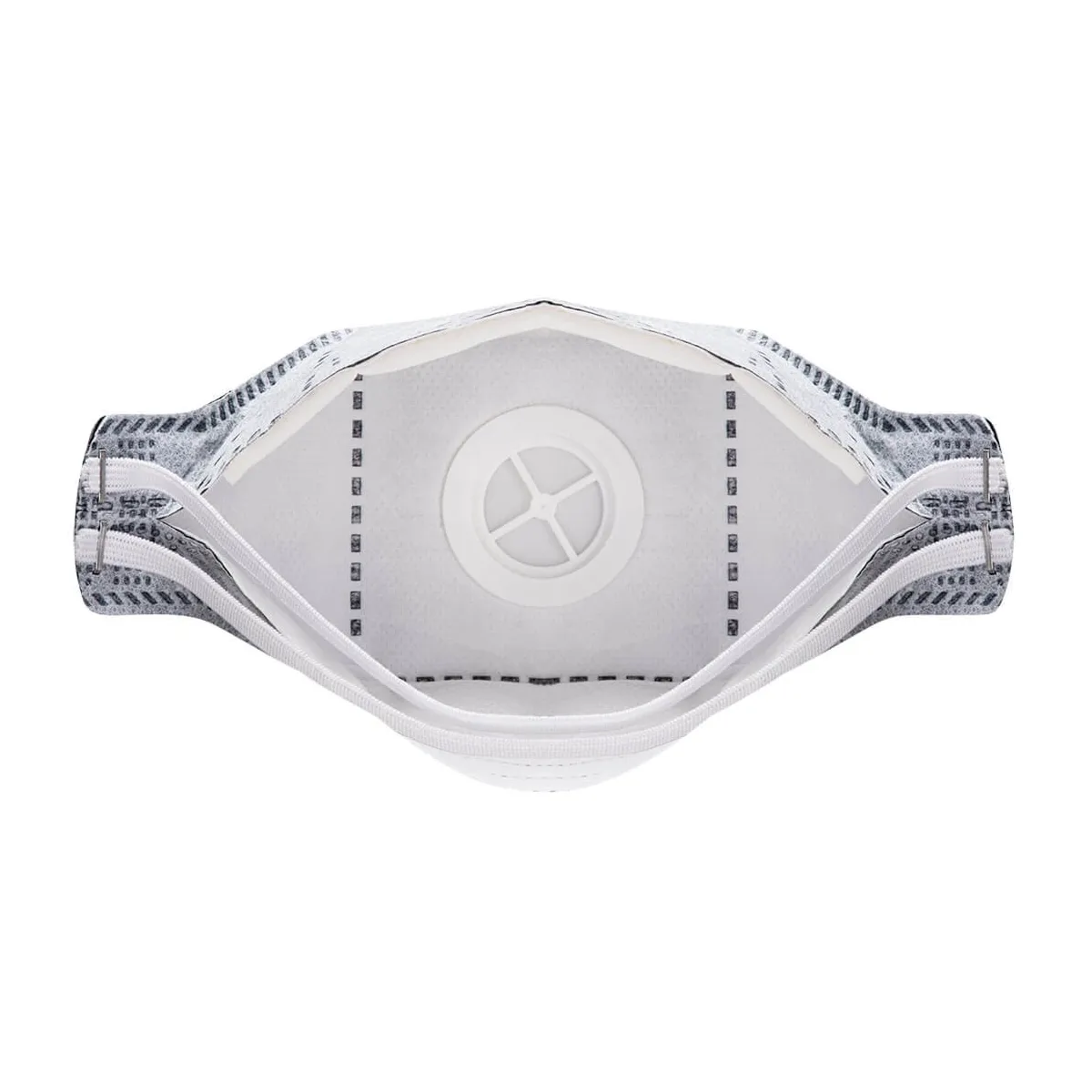 Mascherine FFP3 Pieghevoli al Carbonio con Valvola (10 Pz) | Codice P392