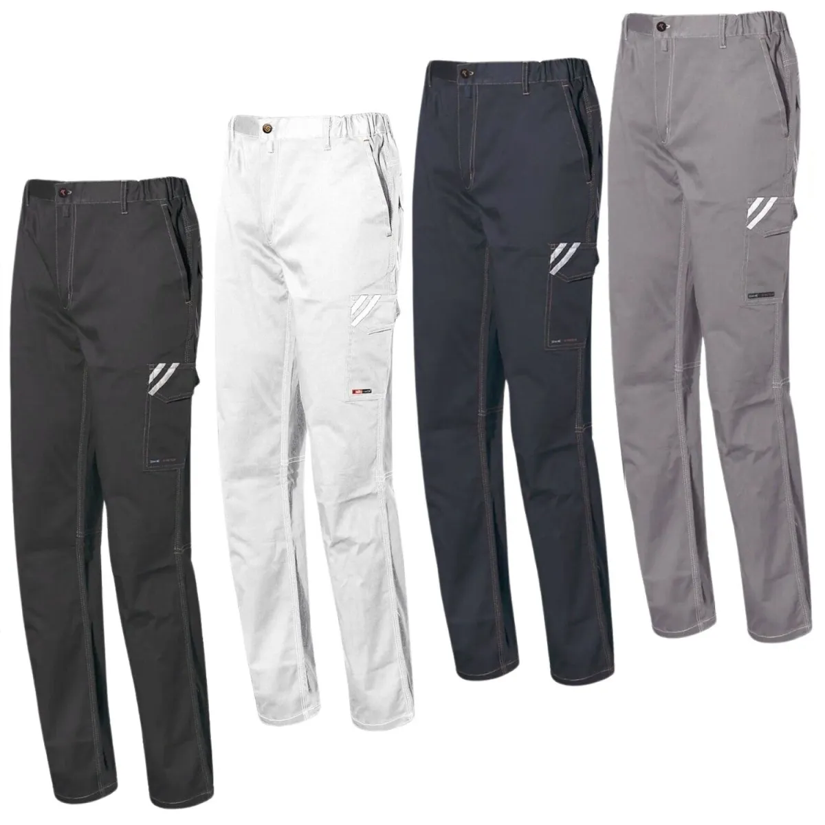 Pantaloni da lavoro Start ISSA LINE Stretch Multitasche | Codice 8036B