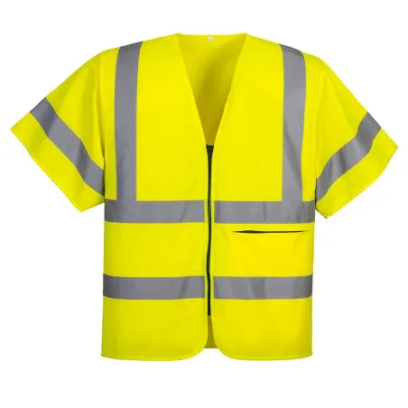 Gilet Ad Alta Visibilita' Giallo | Classe 3 | Codice C372