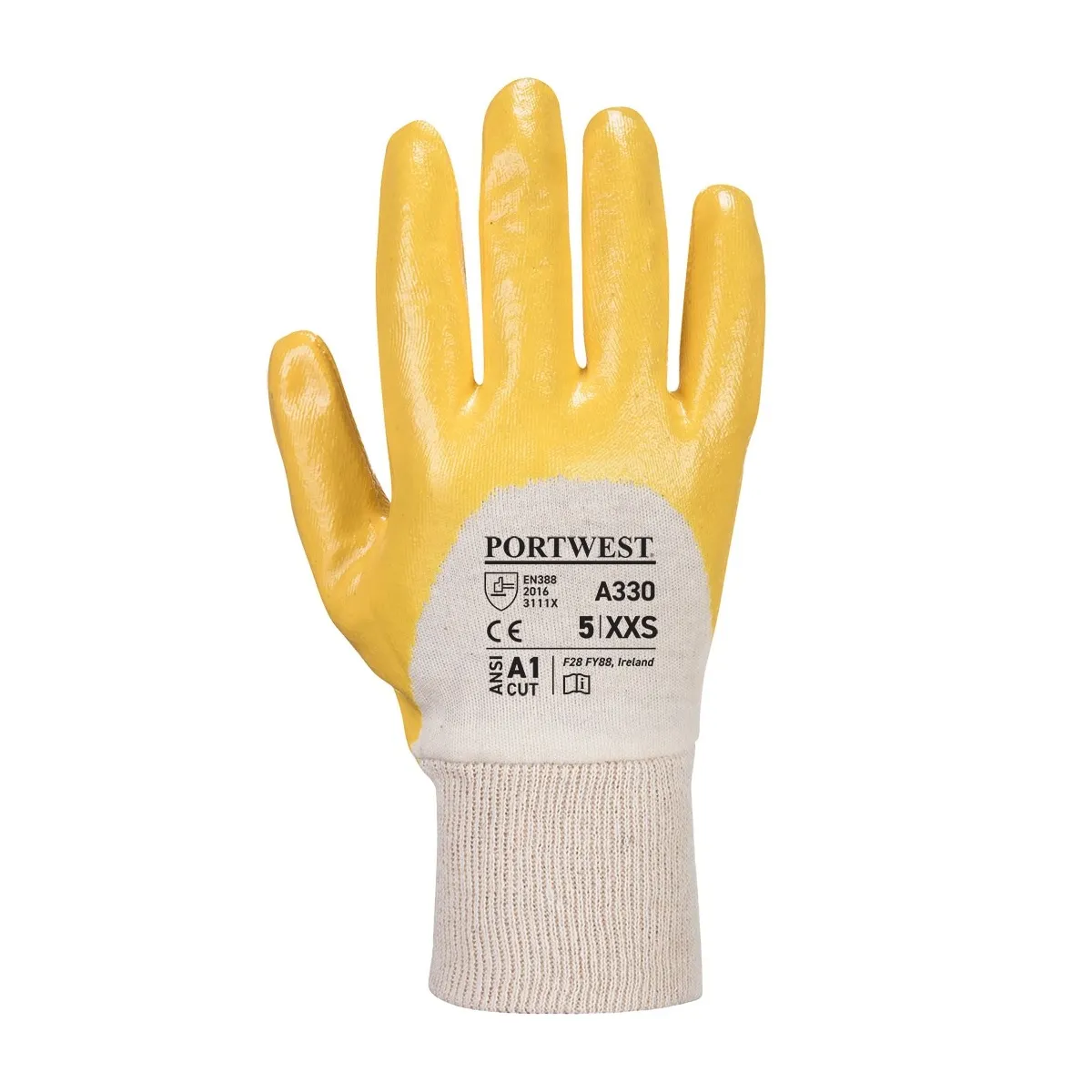 Guanti Impermeabili In Nitrile Con Polso In Maglia | Codice A330G