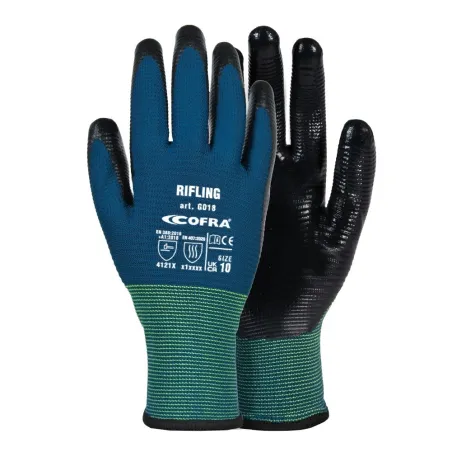 Guanti da Lavoro ad Alta Resistenza Cofra Rifling | Codice G018-D100