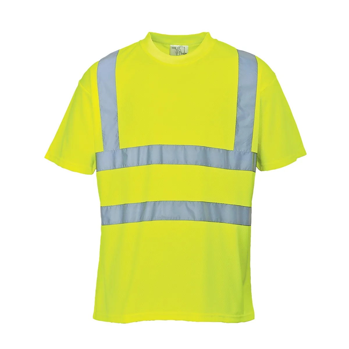 T-Shirt Alta Visibilita' Gialla | Codice S478