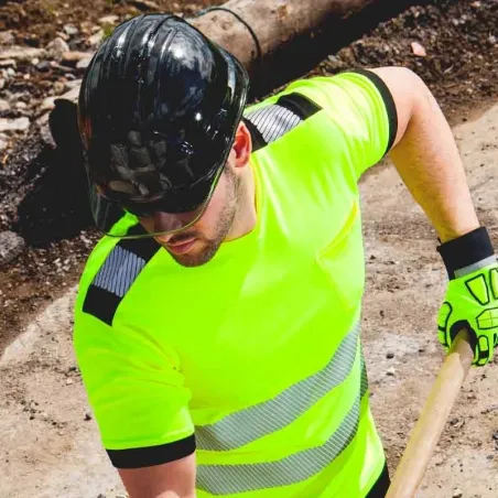 T-Shirt Alta Visibilita' Vision Gialla | Codice T181G