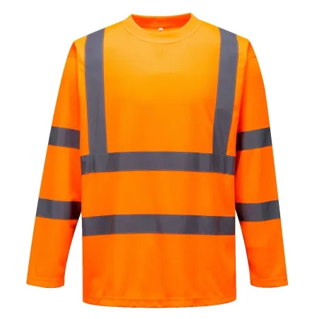 T-Shirt Manica Lunga Ad Alta Visibilita' Arancione | Codice S178A