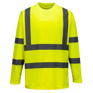 T-Shirt Manica Lunga Ad Alta Visibilita' Gialla | Codice S178G