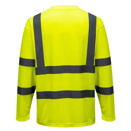 T-Shirt Manica Lunga Ad Alta Visibilita' Gialla | Codice S178G
