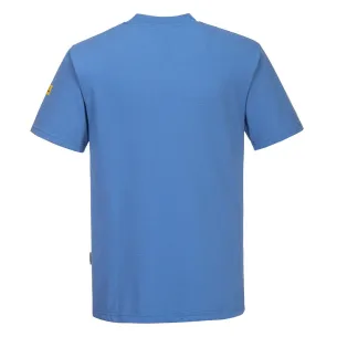 T-Shirt Da Lavoro Blu Antistatica Esd | Codice AS20BL 2