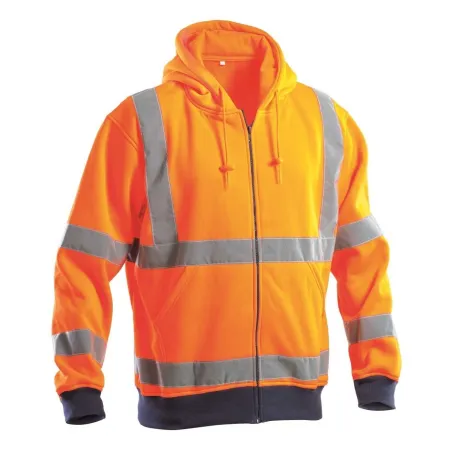 Felpa Ad Alta Visibilità Con Cappuccio Arancione | Codice AVC17300-AR