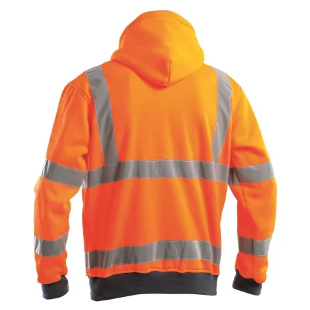 Felpa Ad Alta Visibilità Con Cappuccio Arancione | Codice AVC17300-AR