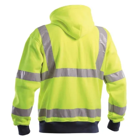 Felpa Ad Alta Visibilità Con Cappuccio Gialla | Codice AVC17300-YL