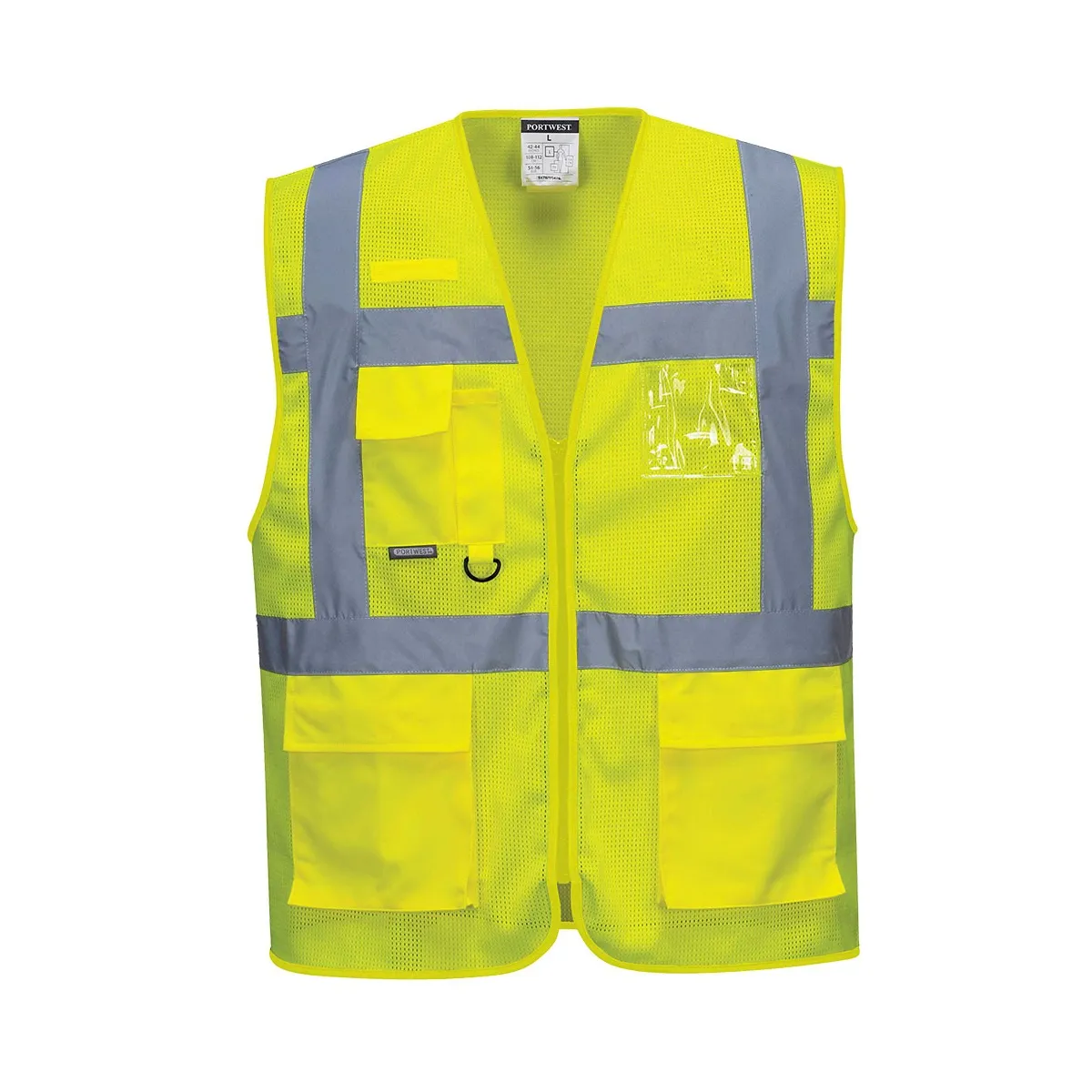 Gilet Ad Alta Visibilita Giallo Athens Meshair | Codice C376G