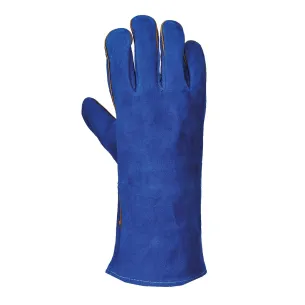 Guanti Di Protezione In Pelle Da Saldatore Blu | Codice A510 2