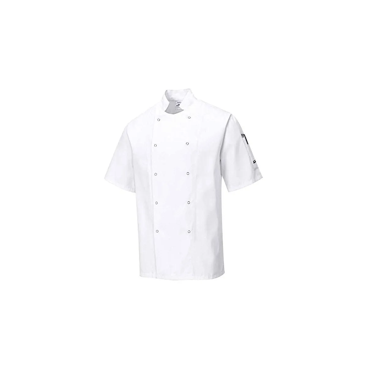 Giacca Bianca Da Chef A Manica Corta Modello Cumbria | Codice C733B