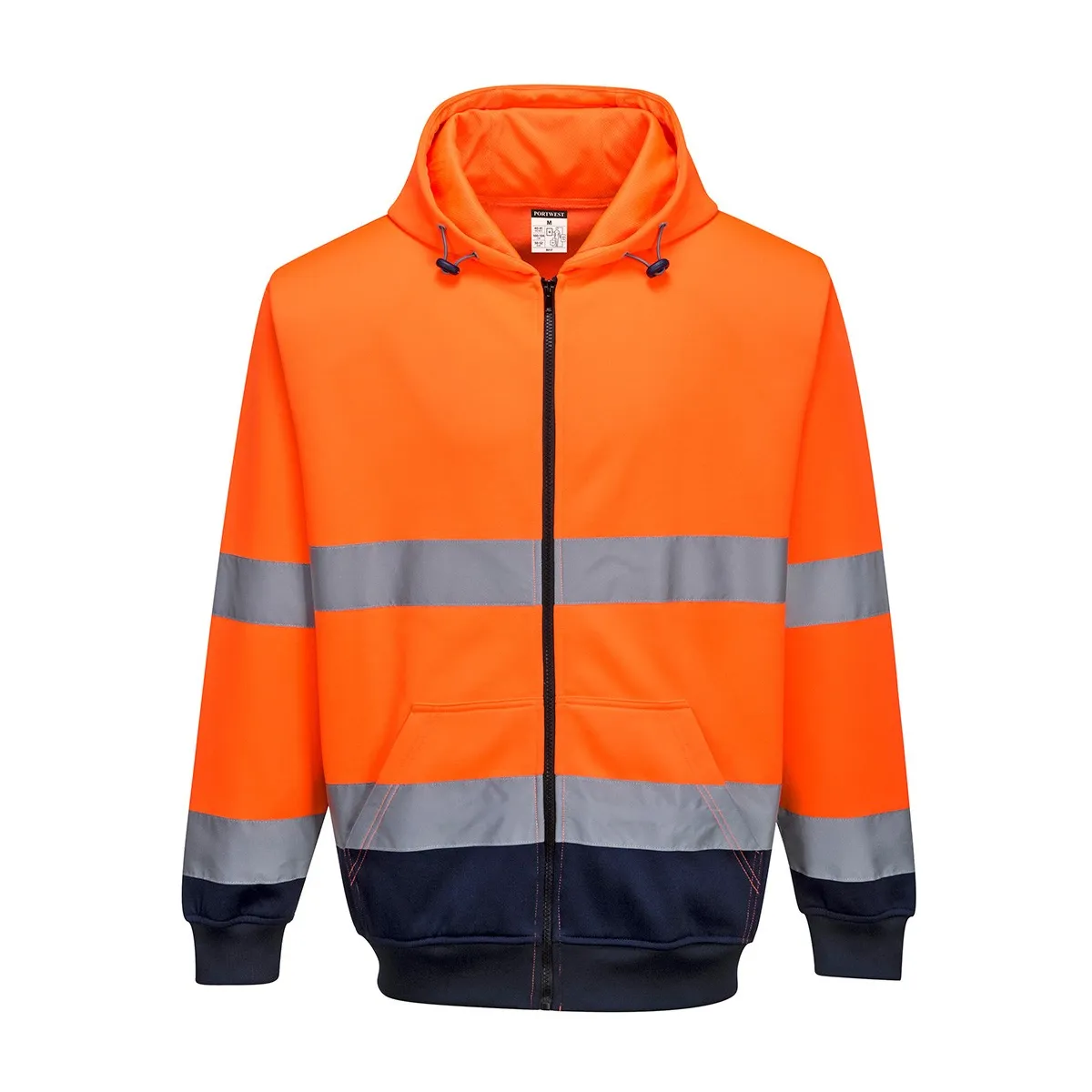 Felpa Ad Alta Visibilità con Zip Portwest B317 | Codice B317