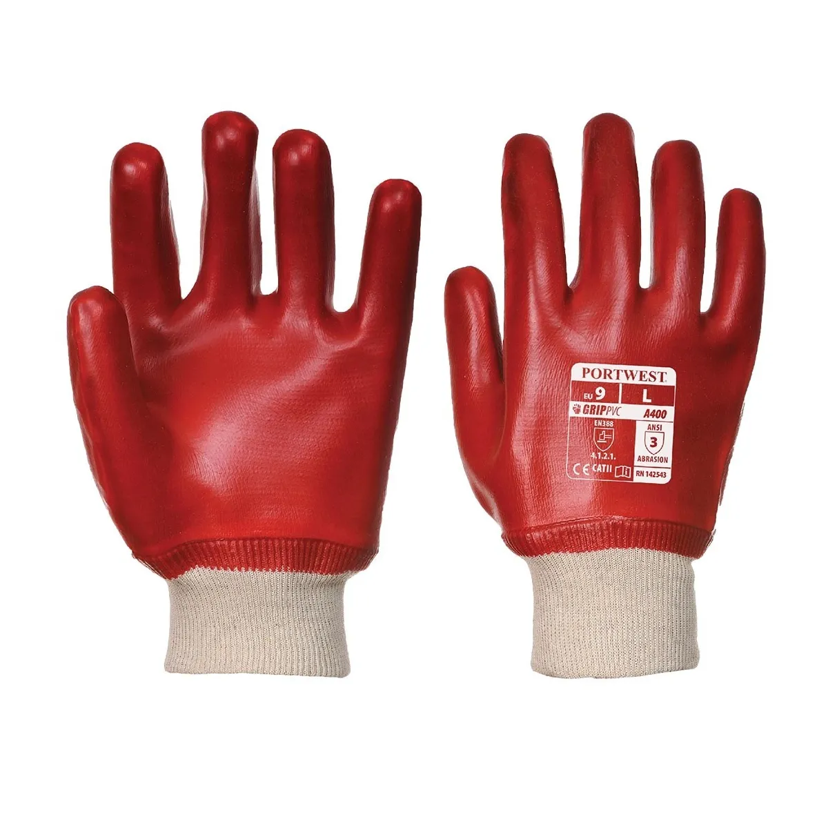 Guanti Impermeabili In Pvc Con Polsino Elasticizzato | Codice A400