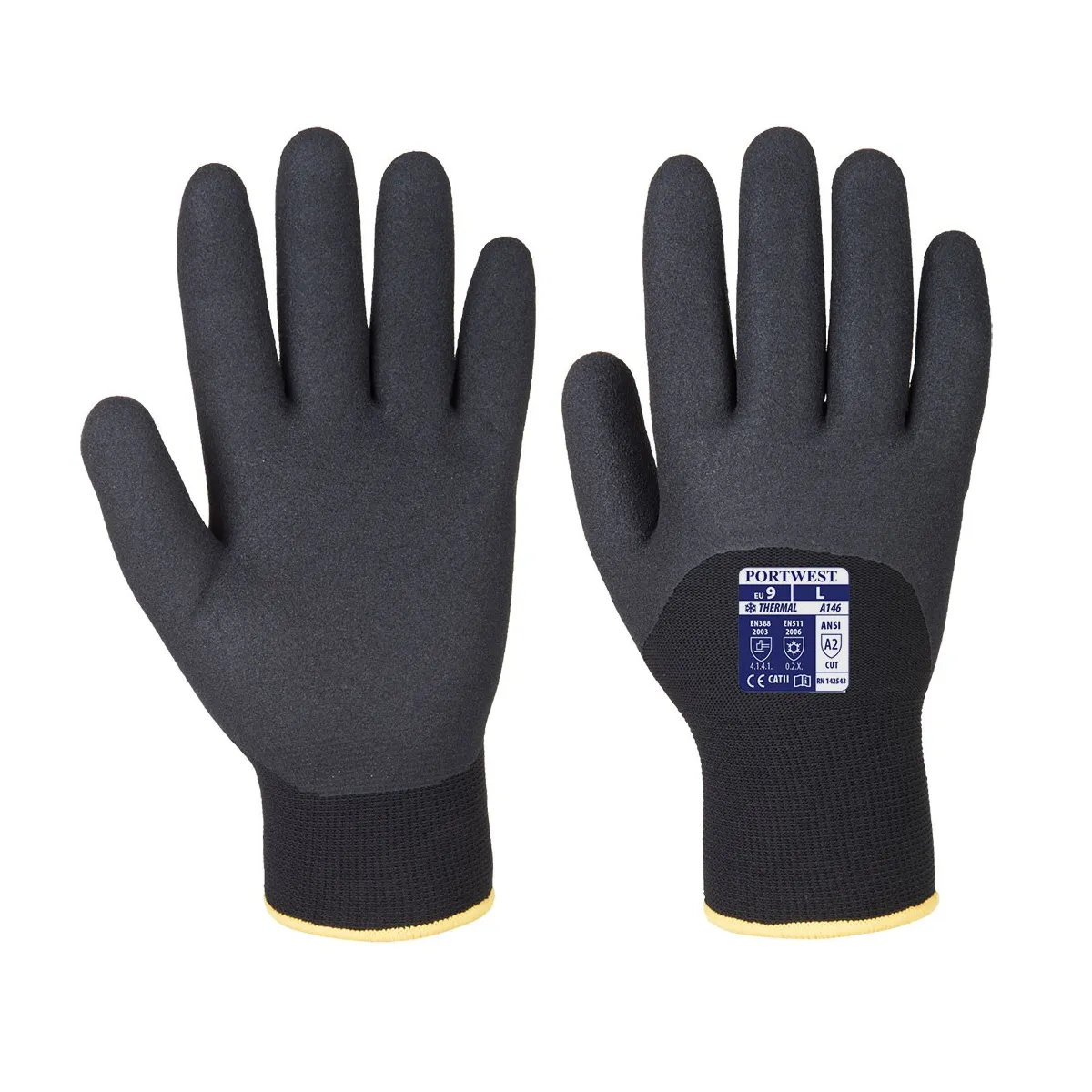 Guanti Da Lavoro Invernali Artic - Sabbiato Nitrile | Codice A146