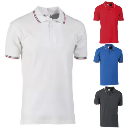 Magliette Polo da Uomo - Stile Italiano - Personalizzazione con Logo