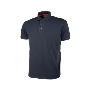 Polo Da Lavoro A Manica Corta U Power Gap Blue | Codice EY125DB