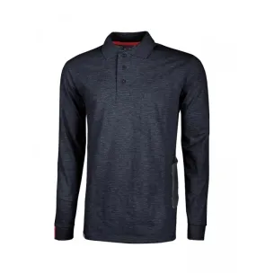 Polo Da Lavoro A Manica Lunga U Power Live Blue | Codice EY144DB