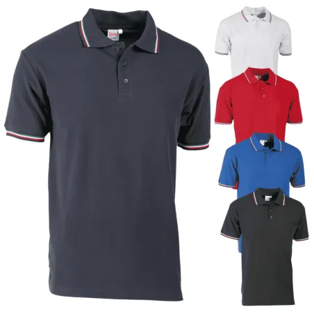 Magliette Polo da Uomo - Stile Italiano - Personalizzazione con Logo