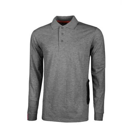 Polo Da Lavoro A Manica Lunga U Power Live Grigia | Codice EY144GM