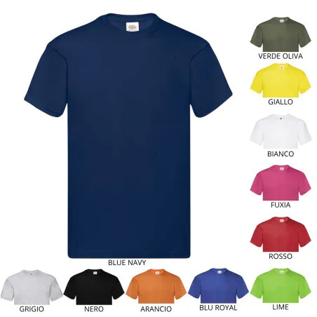 T-Shirt Fruit Of The Loom in Cotone | Codice FR610820-NEW