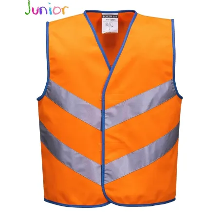 Gilet Ad Alta Visibilita Junior Arancione | Codice JN15A