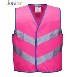 Gilet Ad Alta Visibilita Junior Rosa | Codice JN15R