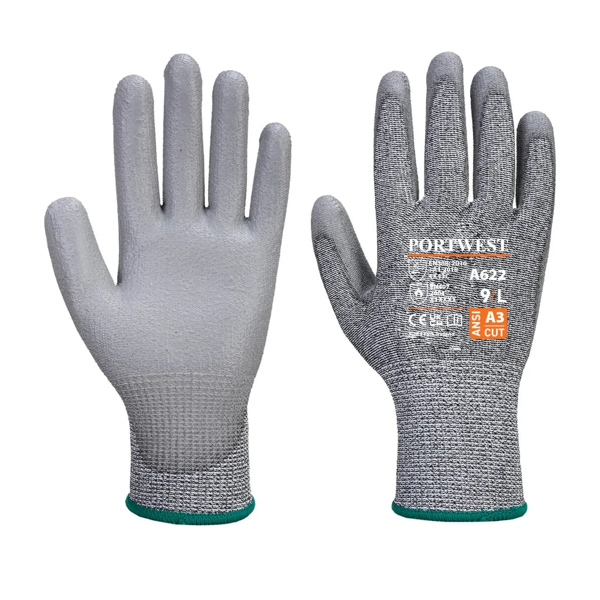 Guanti Anti Taglio con Palmo Rivestito In Pu | Cat. 5 | Codice A622