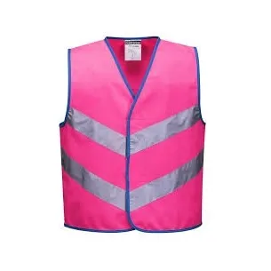 Gilet Ad Alta Visibilita Junior Rosa | Codice JN15R 2