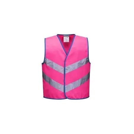 Gilet Ad Alta Visibilita Junior Rosa | Codice JN15R