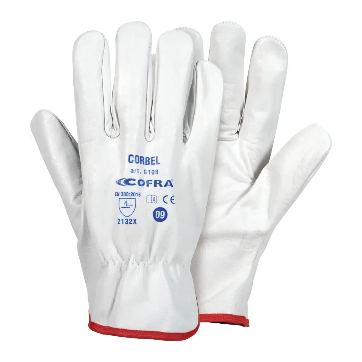 Guanto da lavoro G108 in pelle fiore bufalo | Protezione meccanica