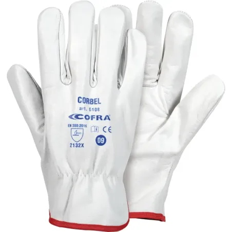 Guanto da lavoro G108 in pelle fiore bufalo | Protezione meccanica