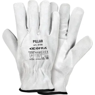 Guanto da lavoro G106 in crosta bovina | Protezione meccanica e calore fino a 100°C