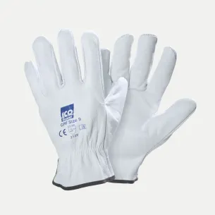 Guanto da lavoro GBF in pelle fiore | Resistente e anatomico