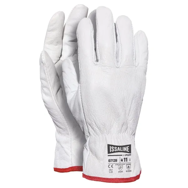 Guanti da Lavoro in Pelle Fiore Bovino Issa Line 07139 - Standard
