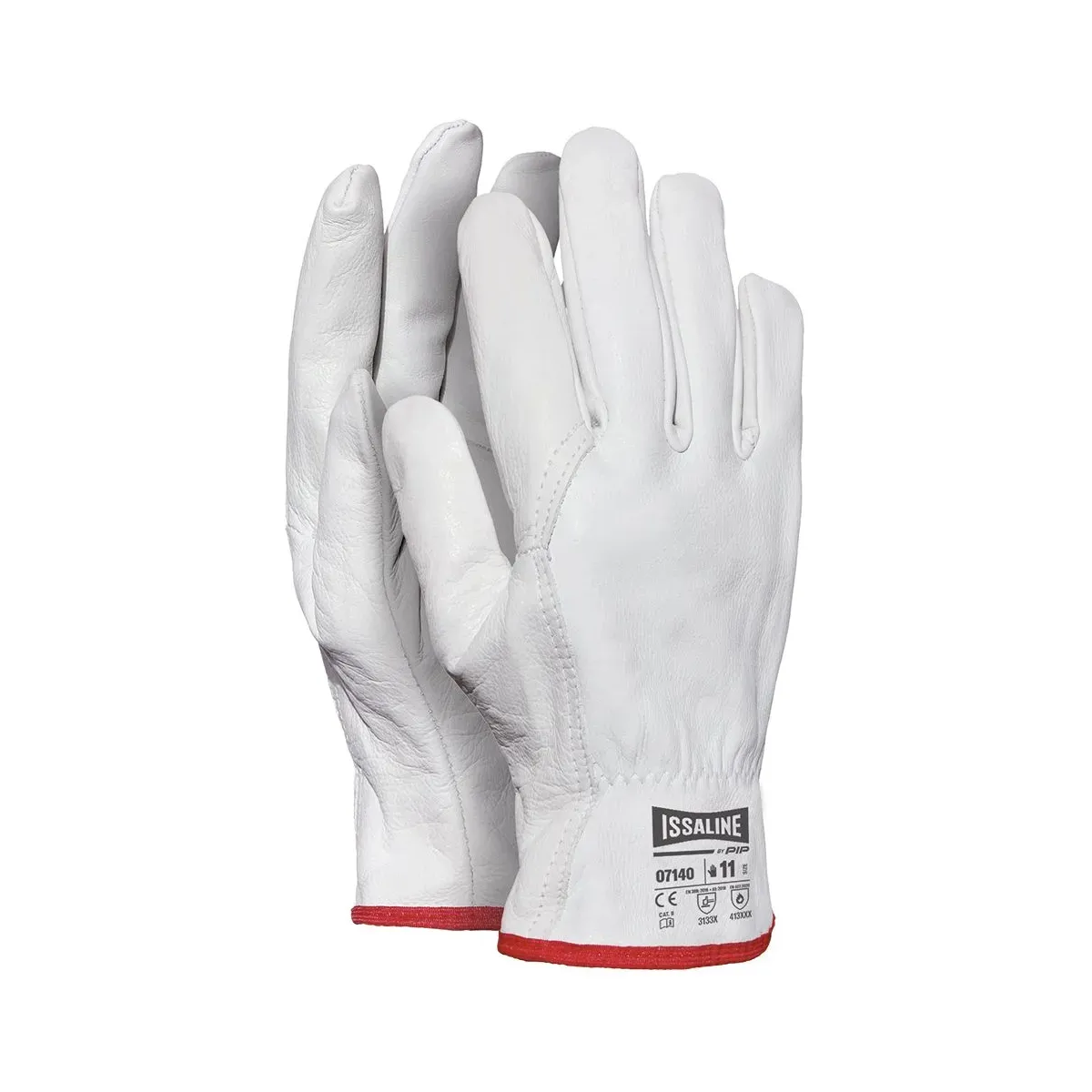 Guanti da Lavoro in Pelle Fiore Bovino Issa Line 07140 - Rinforzati
