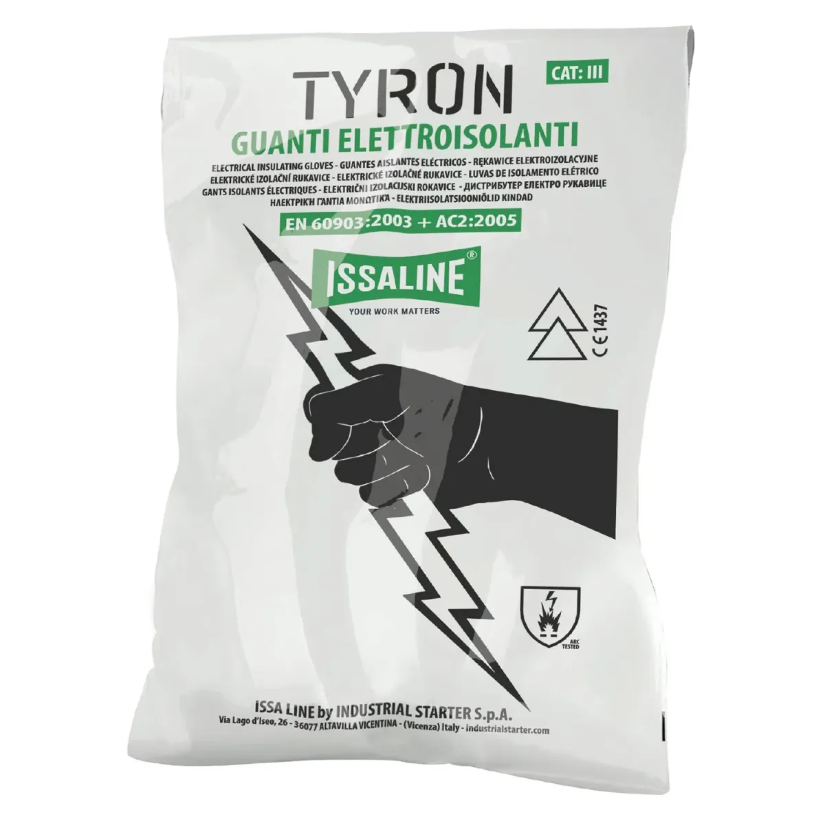 Guanti dielettrici EN 60903 Classe 2 20.000 Volt DPI