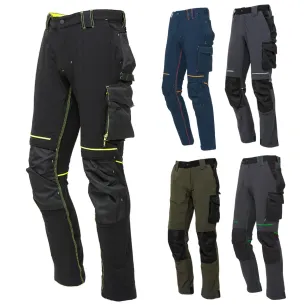 U-Power Atom – Pantaloni da lavoro stretch con tasche e protezione ginocchia | Think Safe