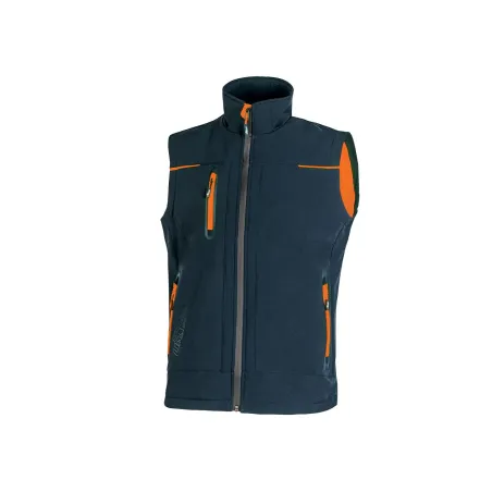 Gilet UPower Universe in Softshell Scuro (Black Carbon) | Codice FU188BC