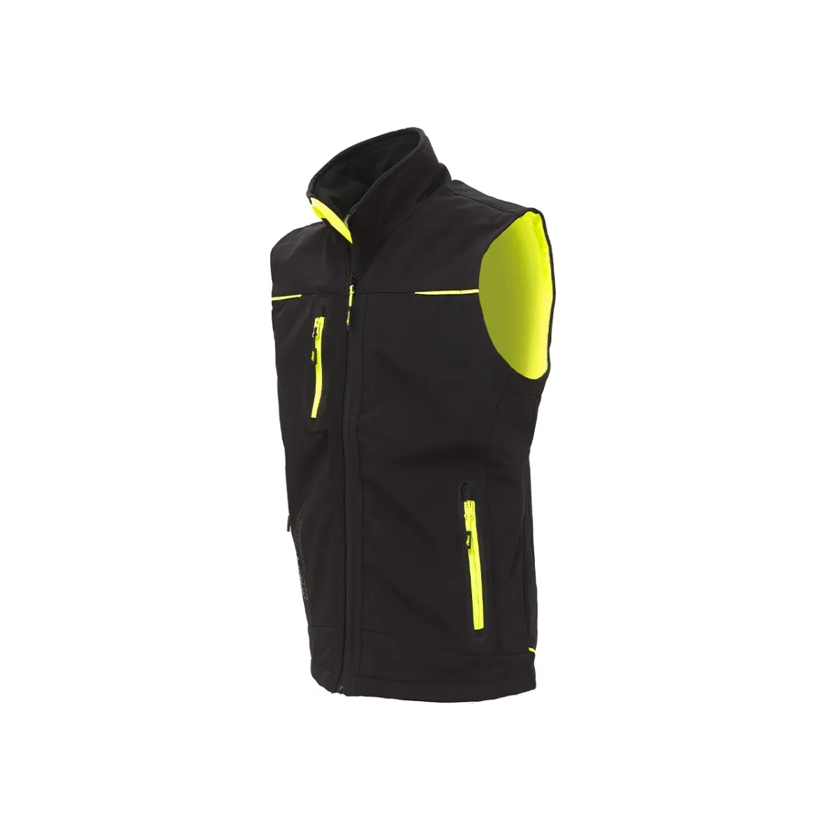 Gilet UPower Universe in Softshell Scuro (Black Carbon) | Codice FU188BC