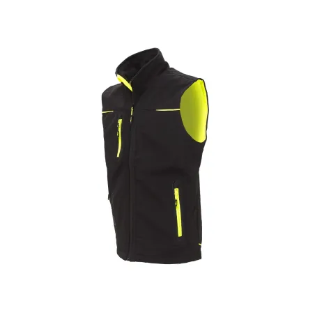 Gilet UPower Universe in Softshell Scuro (Black Carbon) | Codice FU188BC