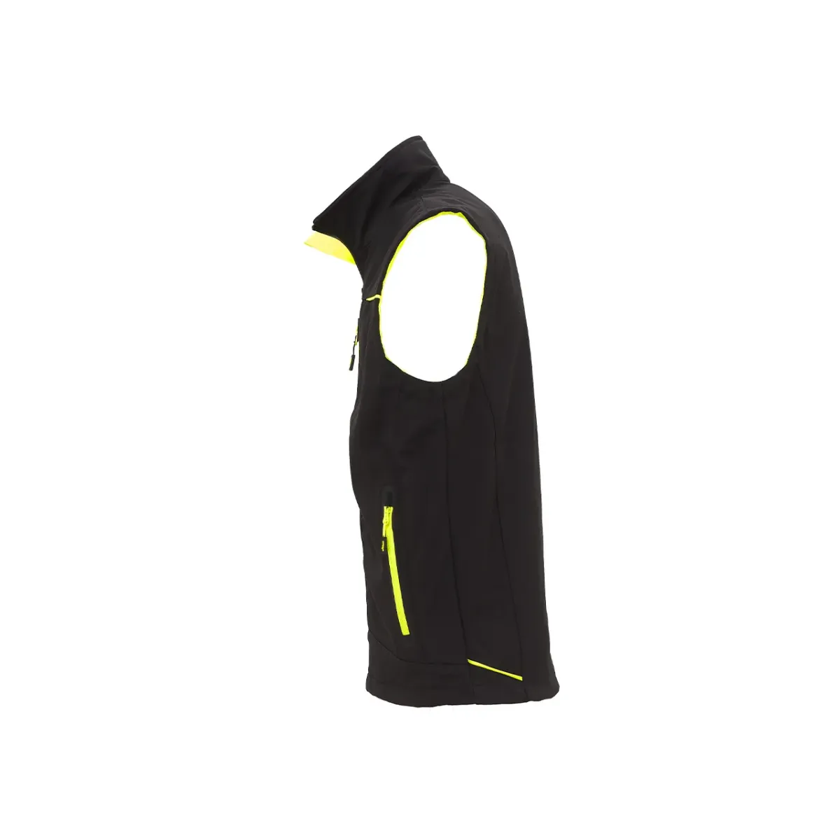 Gilet UPower Universe in Softshell Scuro (Black Carbon) | Codice FU188BC