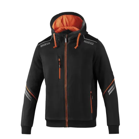 Felpa Tecnica Sparco Colodaro Full Zip con Cappuccio