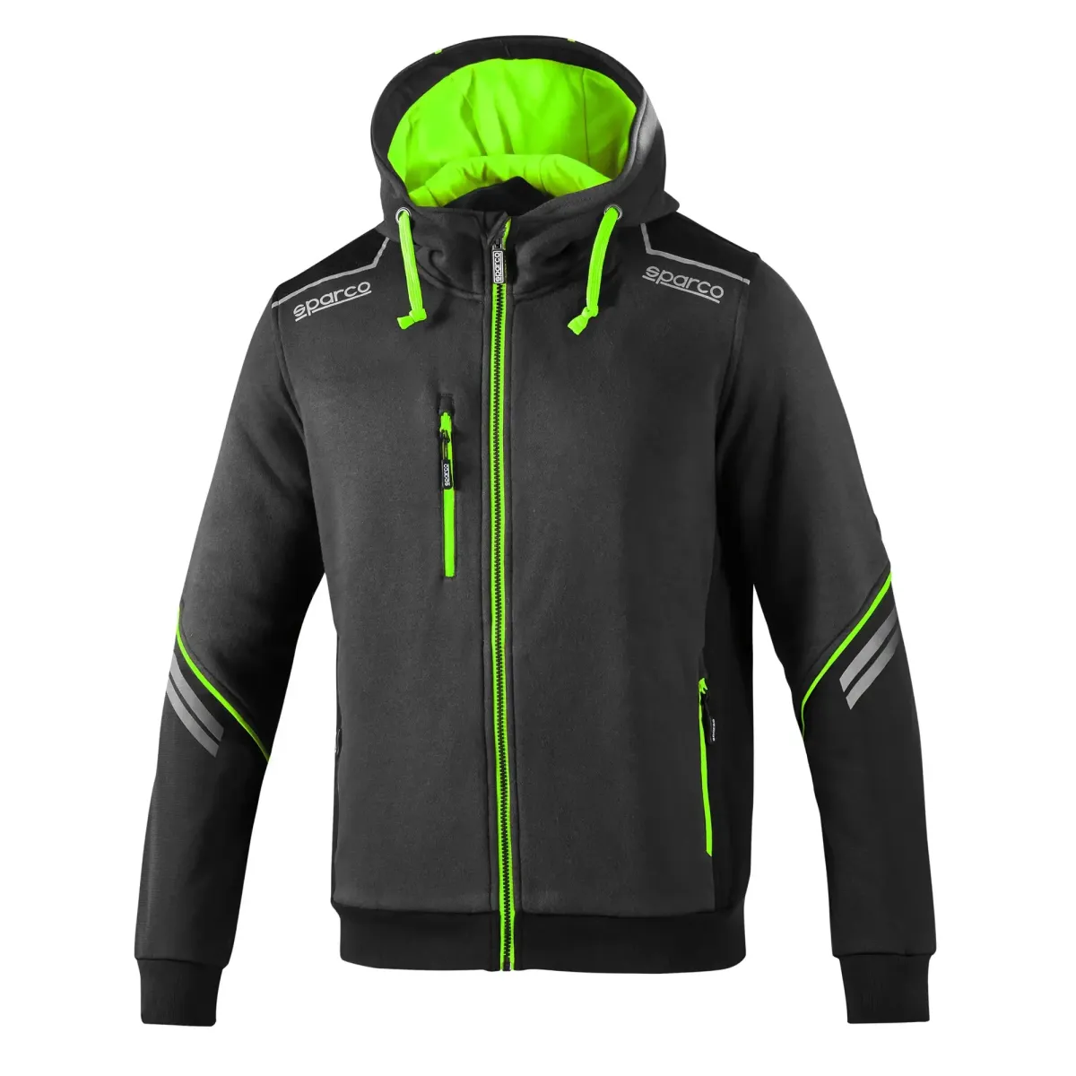 Felpa Tecnica Sparco Colodaro Full Zip con Cappuccio