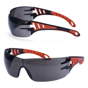 PS12 Occhiale Tech Look Fumo | Occhiali di Protezione Dielettrici Metal Free CE 2