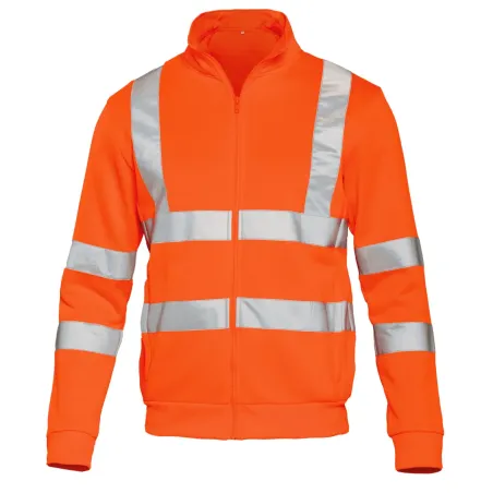 Felpa Alta Visibilita Full Zip Siggi Step One